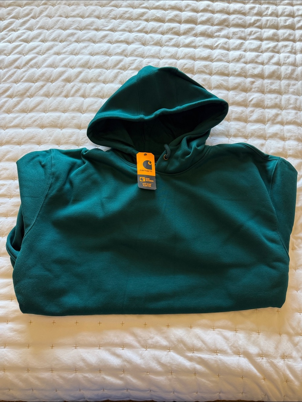 Carhartt Men’s Teal Crewneck Hoodie
